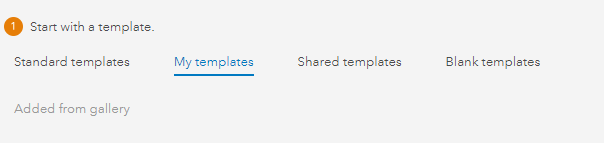 My Templates Gallery My Templates Gallery