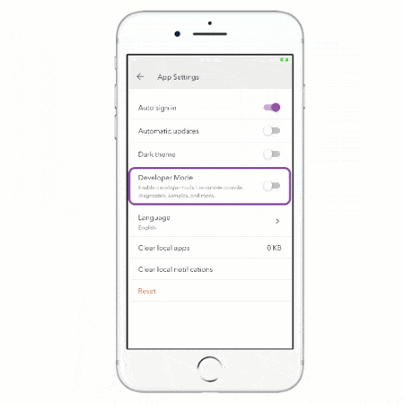 New Experience and Developer Mode New Experience and Developer Mode