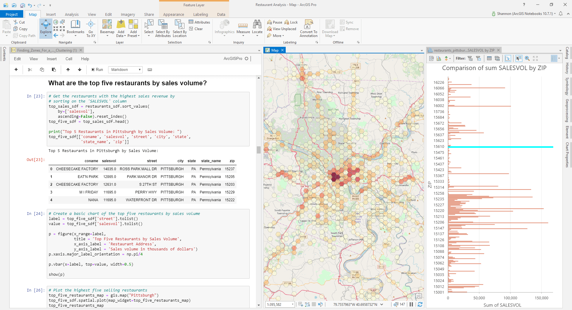 Image of ArcGIS Notebooks in Pro Image of ArcGIS Notebooks in Pro
