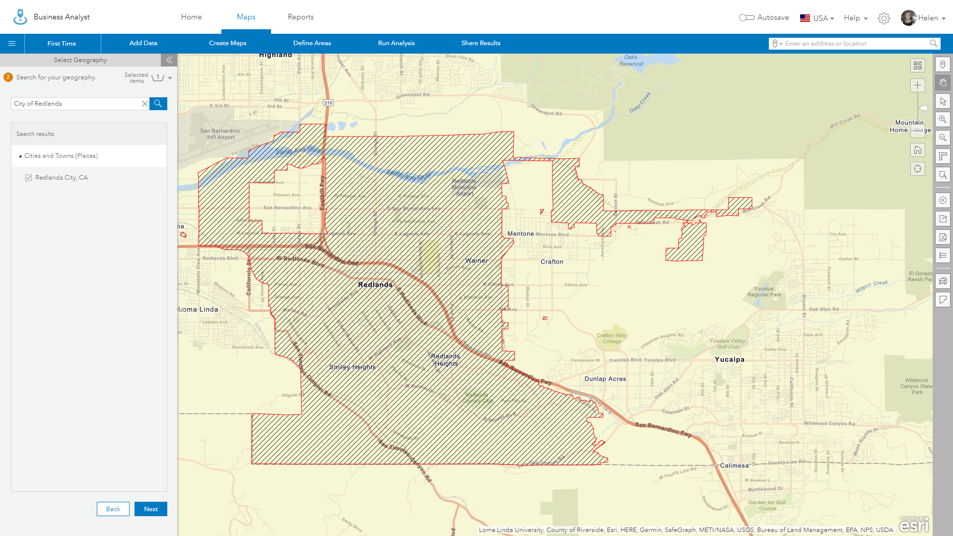 City of Redlands Selection City of Redlands Selection