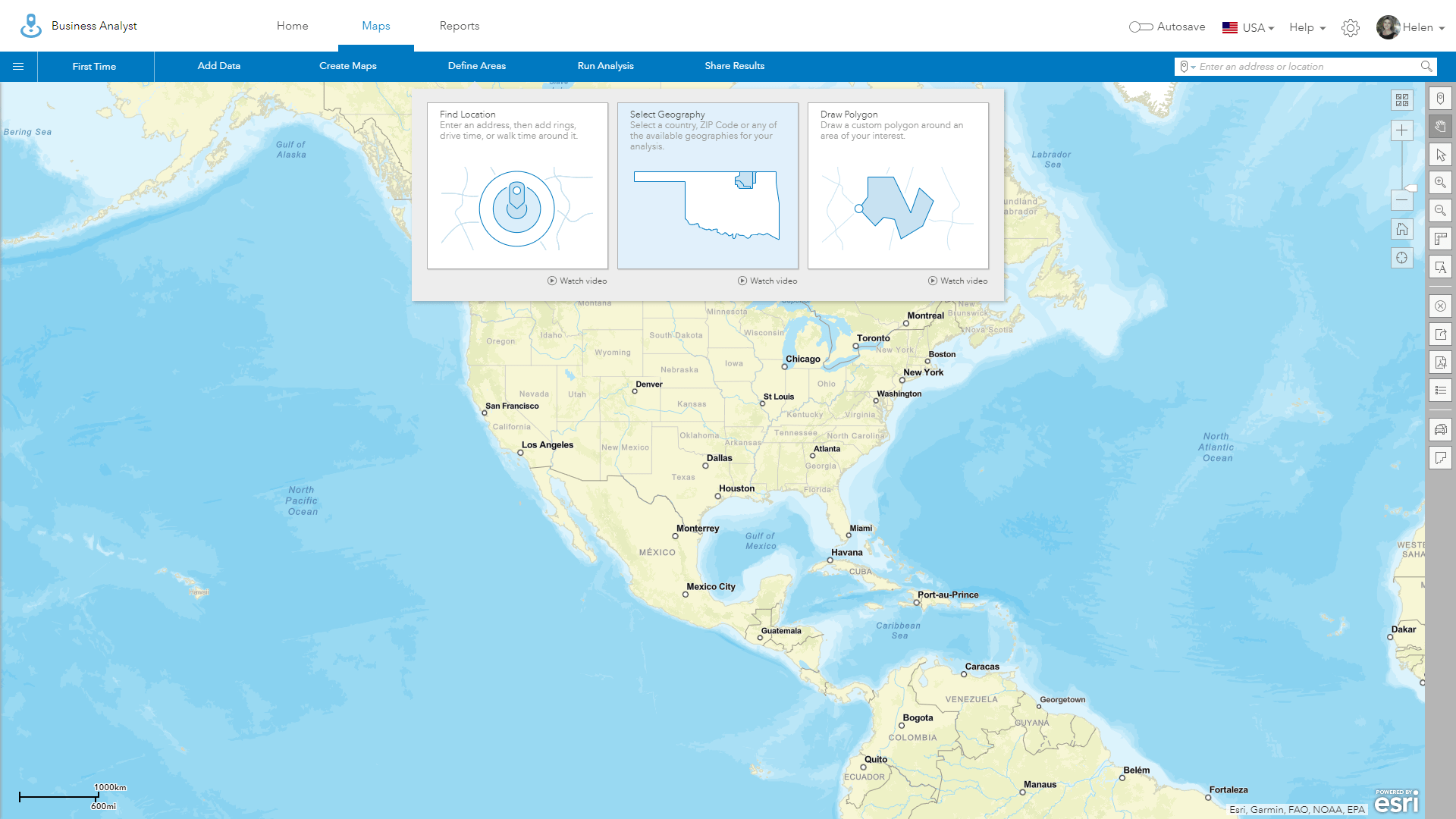 Select Geography Select Geography