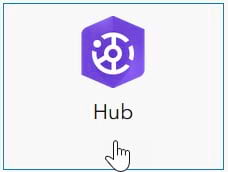 quick start guide: hub icon