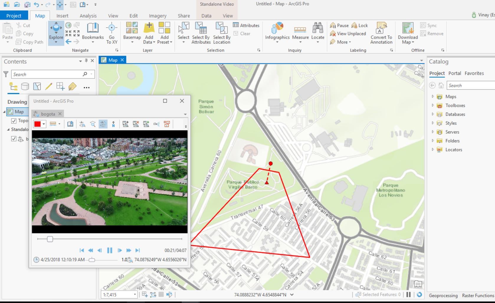 Motion imagery in ArcGIS Pro