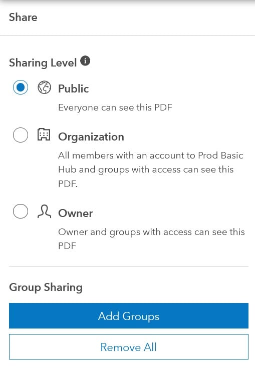 quick start guide: sharing levels quick start guide: sharing levels