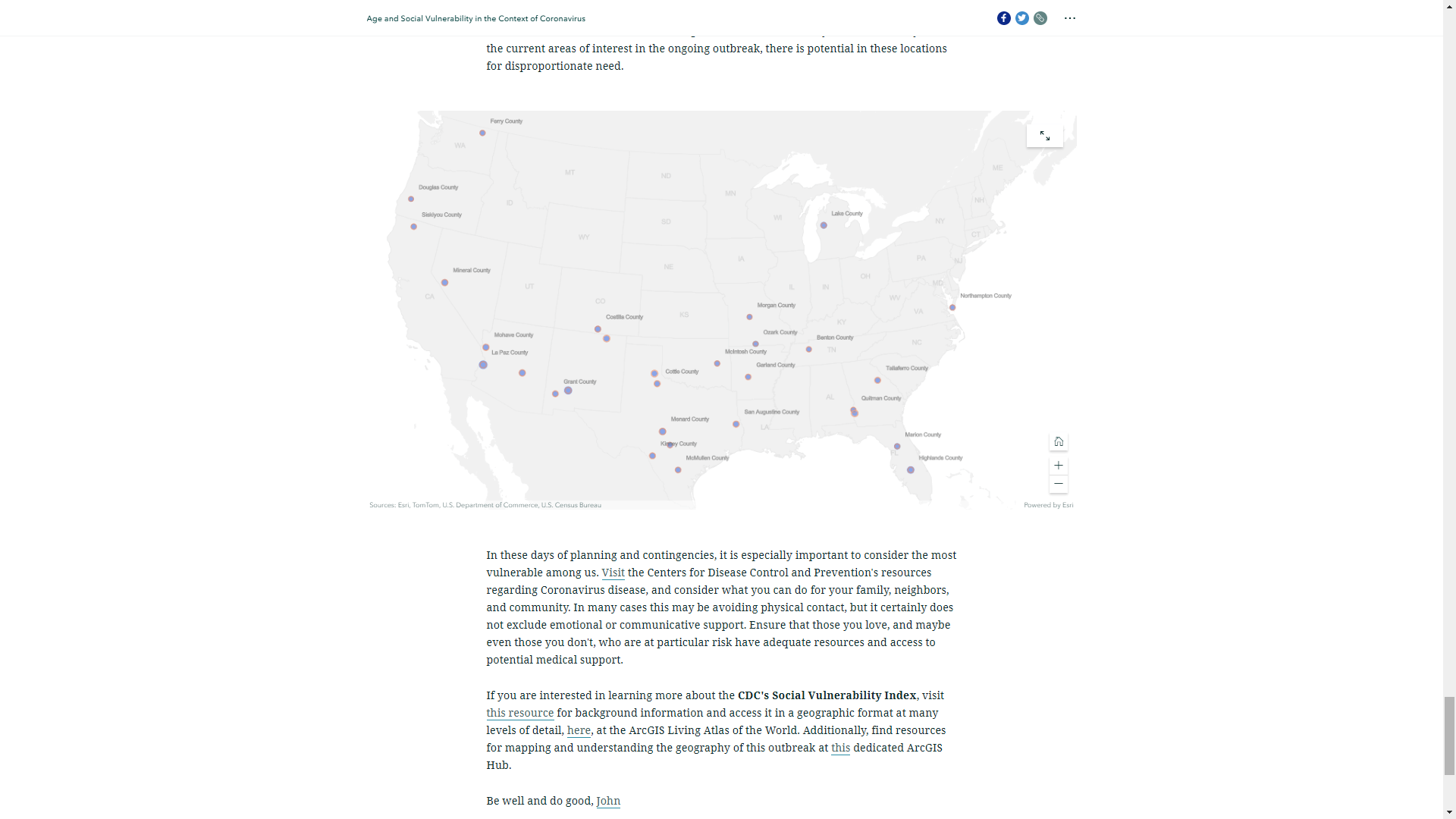 Visit this story map to explore the data in more detail... Visit this story map to explore the data in more detail...
