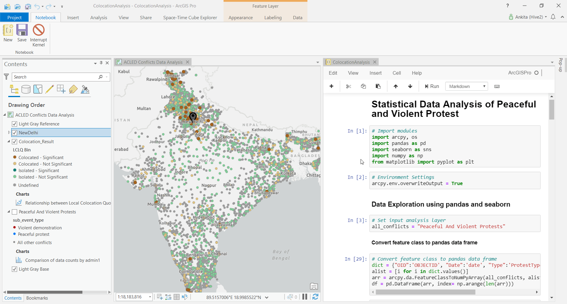 Use open source libraries to extend ArcGIS Notebooks