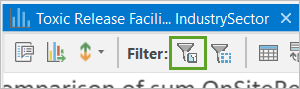 Selection filter button