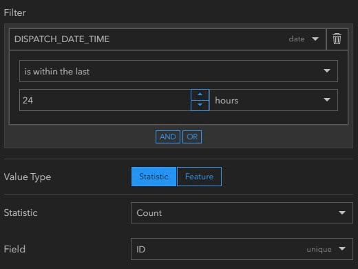 configuration of data filter