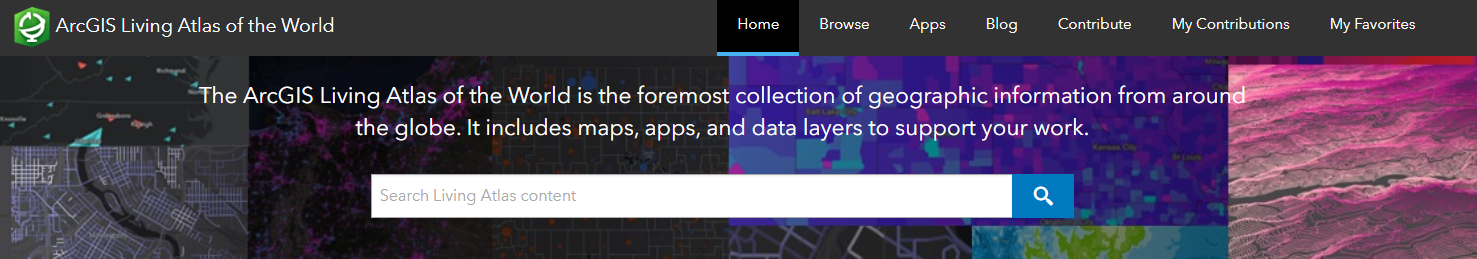 Esri's Living Atlas of the World