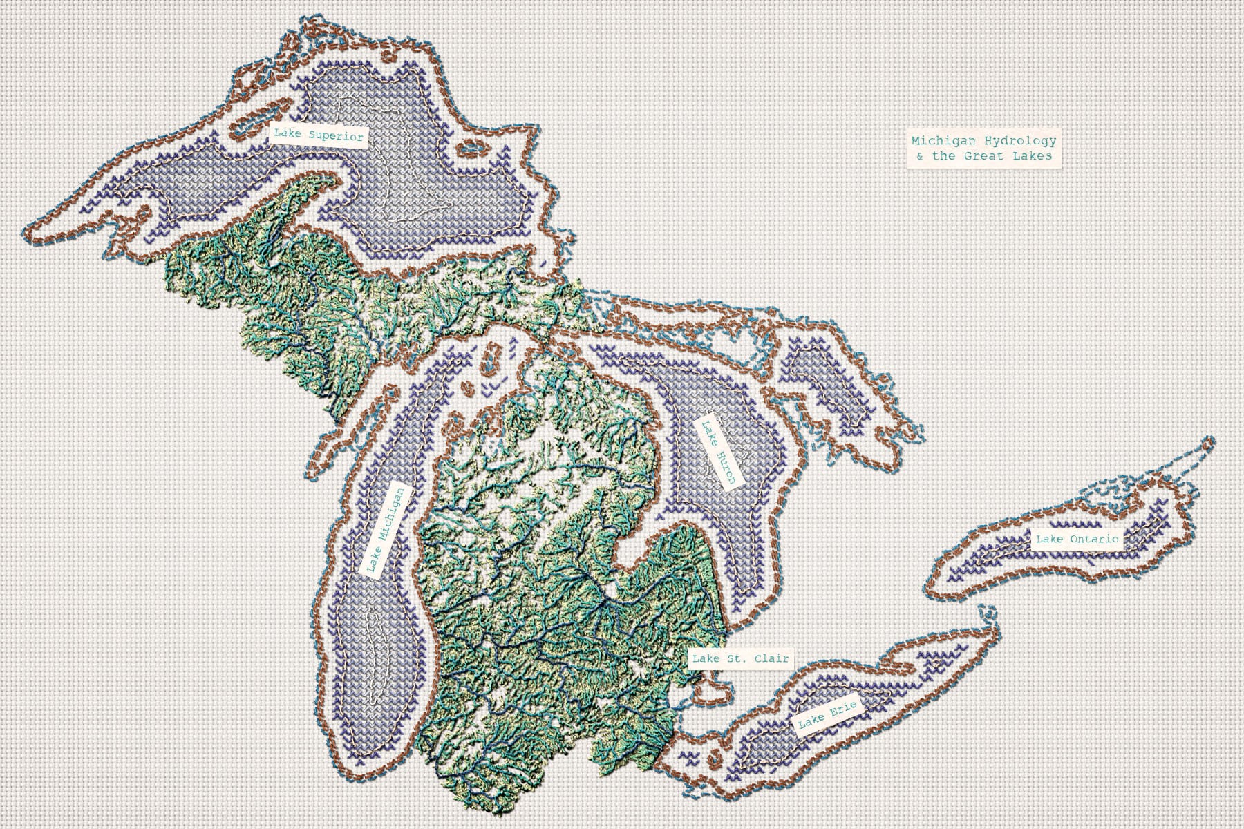 Map made in ArcGIS Pro using the "sampler" style. Map made in ArcGIS Pro using the "sampler" style.
