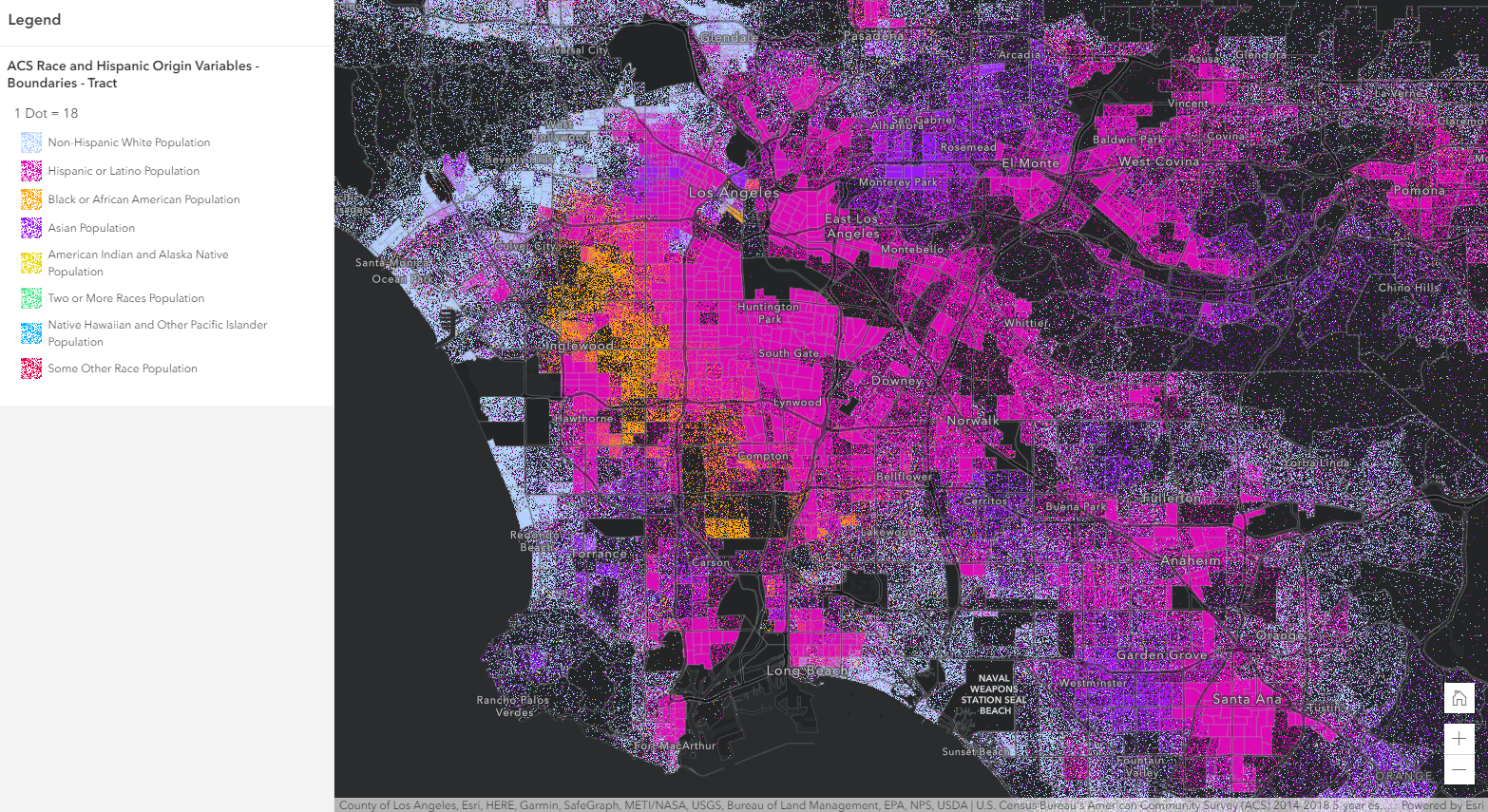 Population by Race