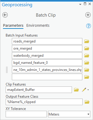 Batch clip tool