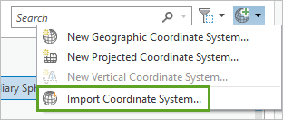 Import Coordinate System