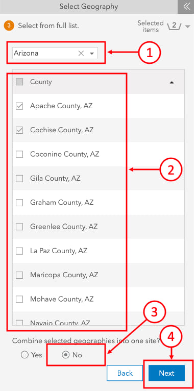 select area select area