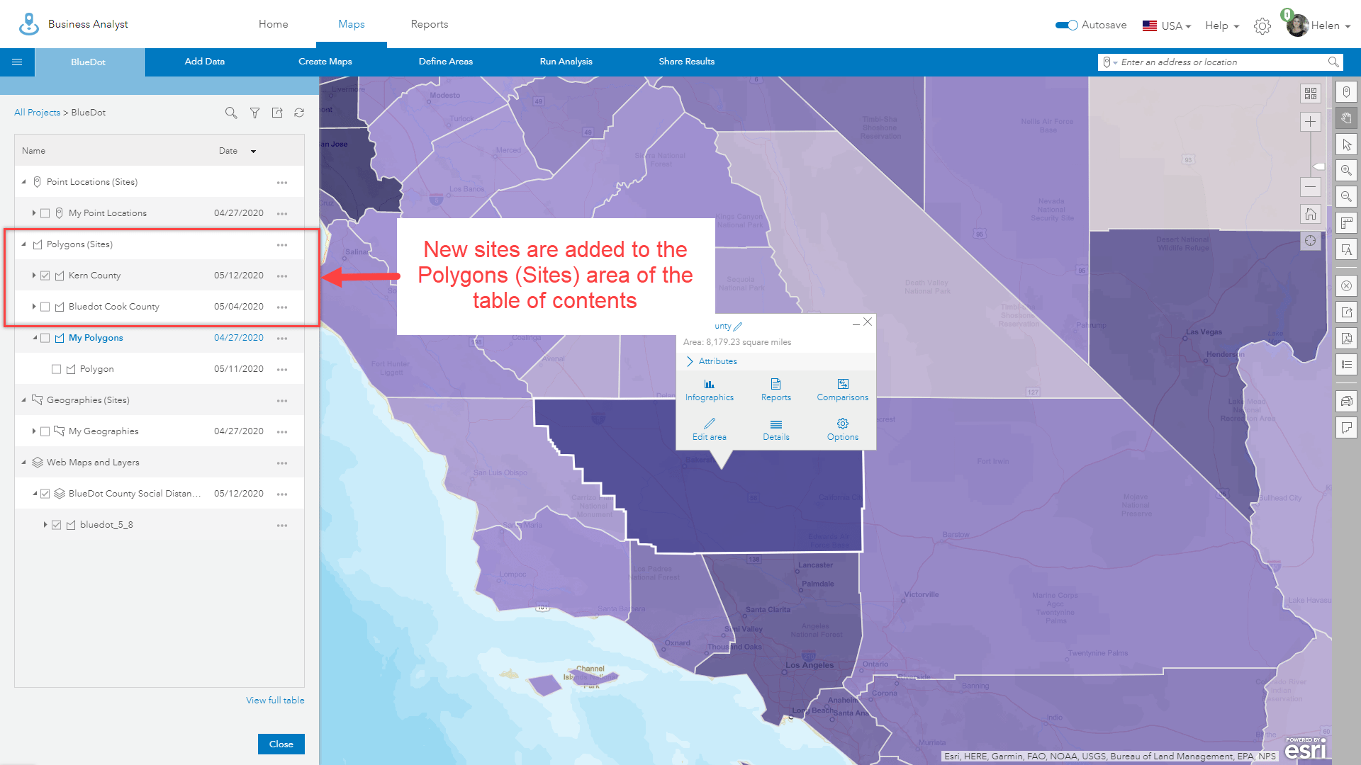 Run Kern County site