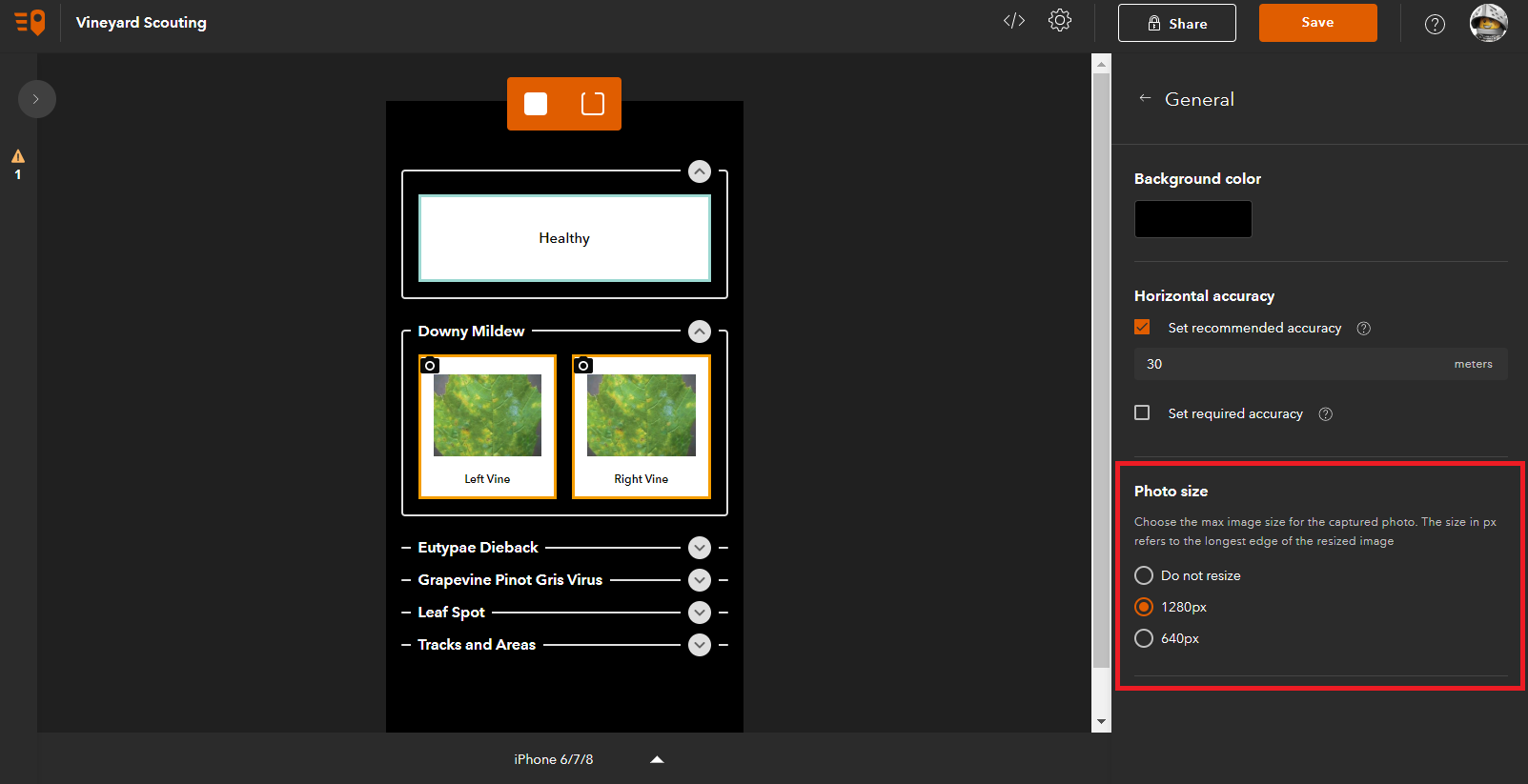 Control the size of photos in your QuickCapture project Control the size of photos in your QuickCapture project