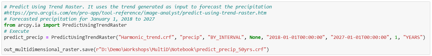 time series prediction