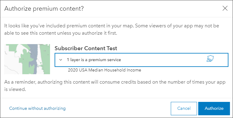 Authorize premium subscriber content Authorize premium subscriber content