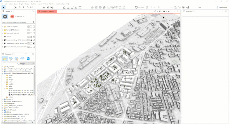 Fig. 20: Export masterplan as Esri Scene Layer Package