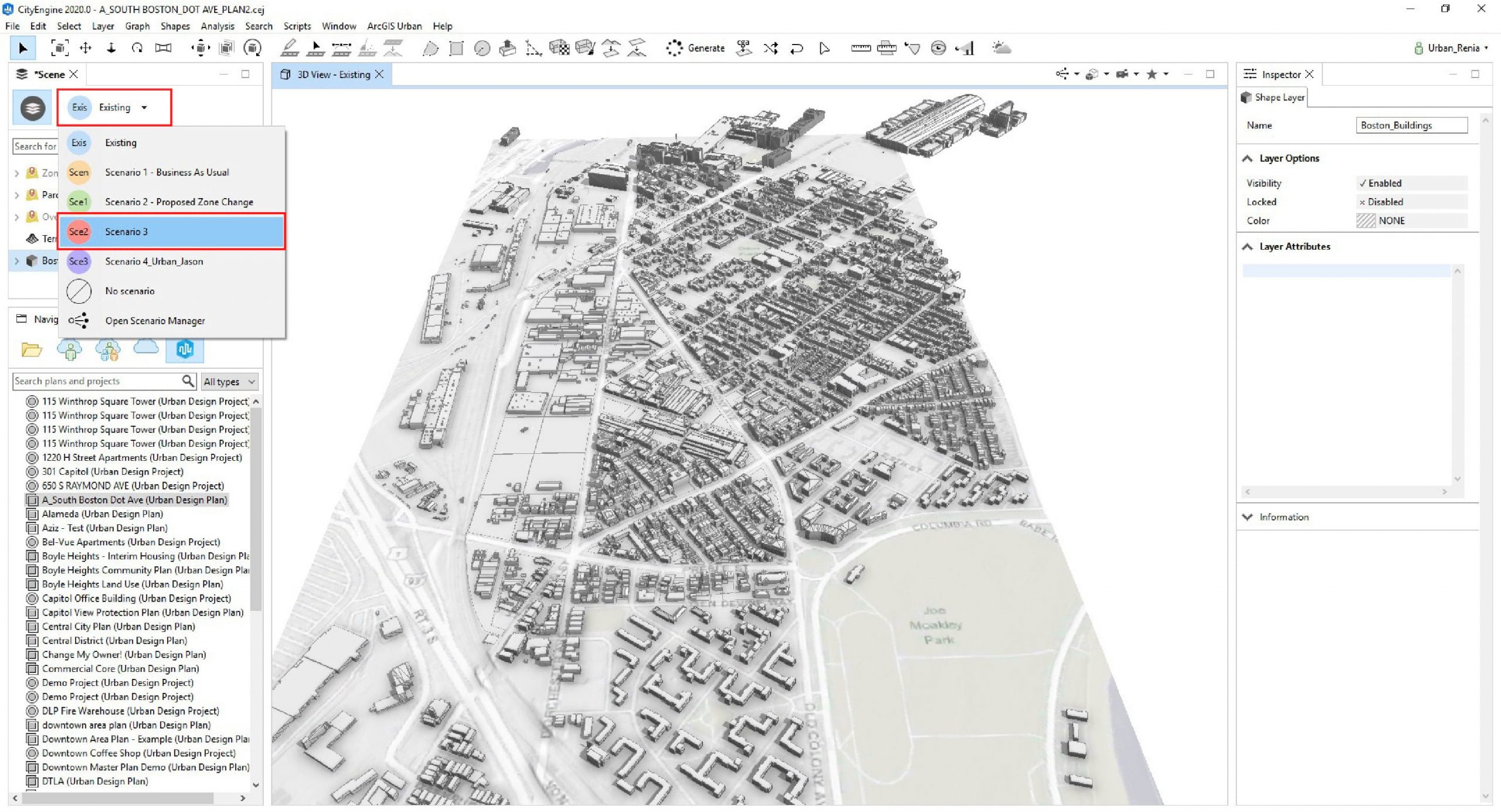 Fig. 2: Select correct scenario to edit Fig. 2: Select correct scenario to edit