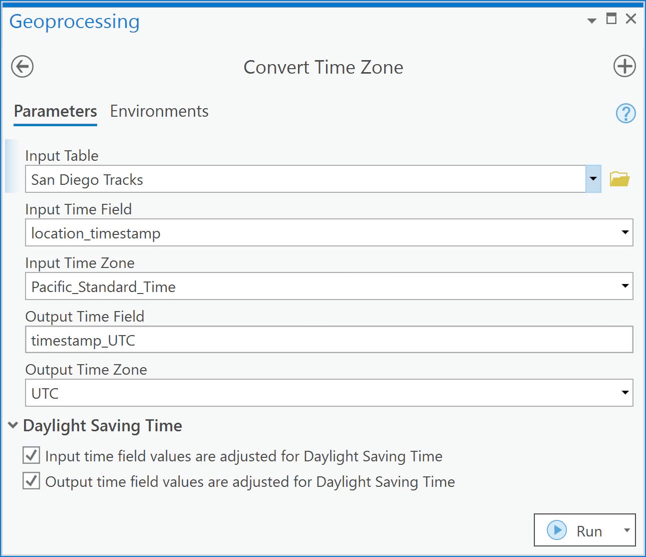 Convert Time Zone tool