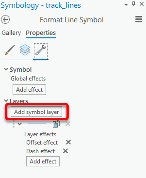 Format line symbol