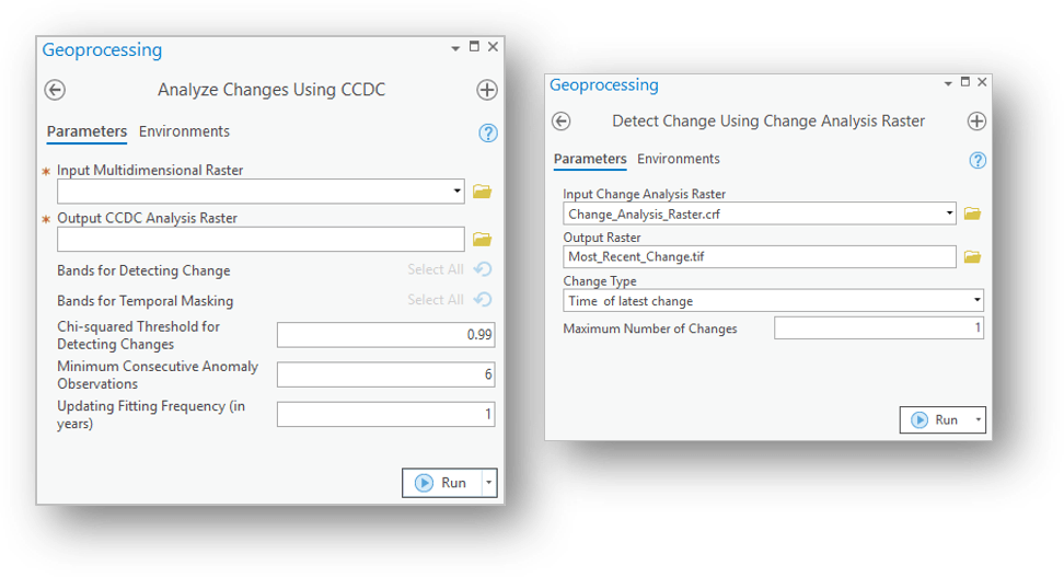 Change detection tools