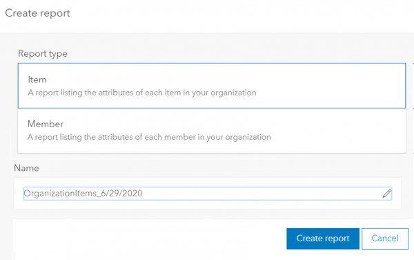 Report creation tool is under Organization > Status > Reports when logged in as an administrator Report creation tool is under Organization > Status > Reports when logged in as an administrator