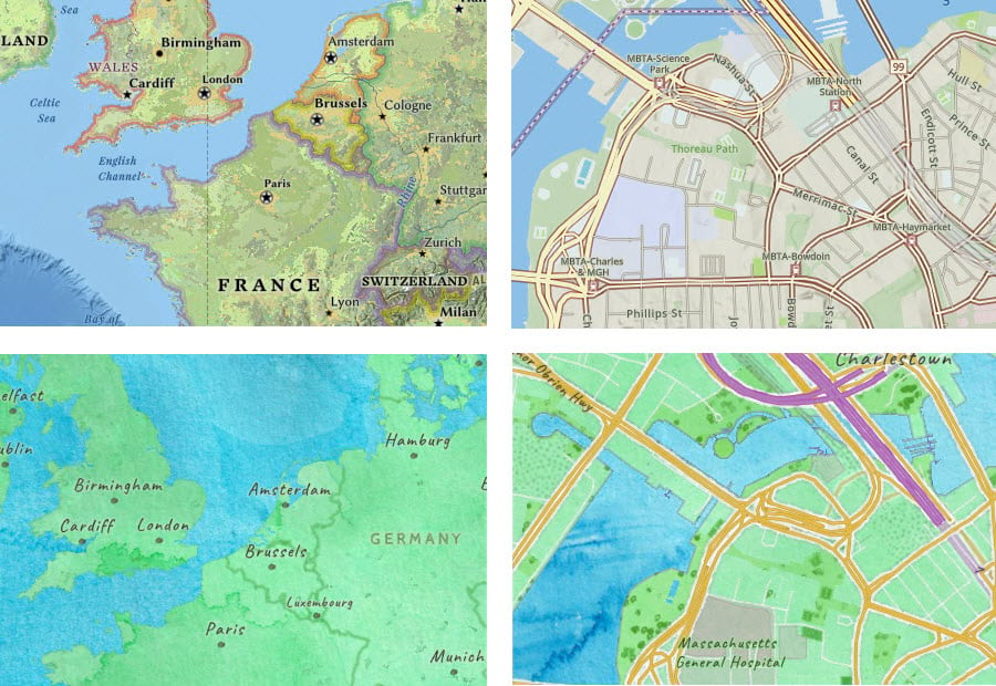 new Esri Vector Basemaps