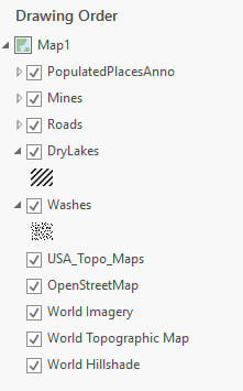 Add USA Topo Maps, OpenStreetMap, World Imagery, World Topographic Map and World Hillshade