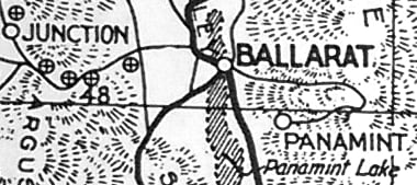 detail of auto-club map