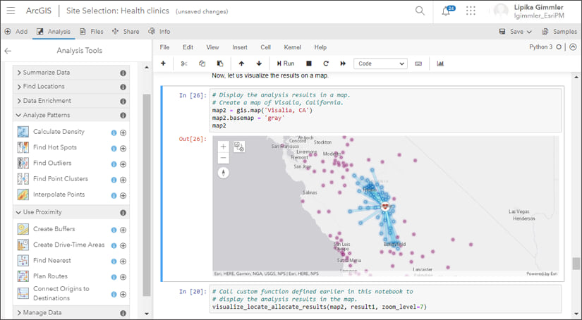 ArcGIS Notebooks ArcGIS Notebooks
