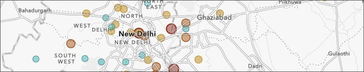 Recent Conditions in Air Quality (PM2.5)