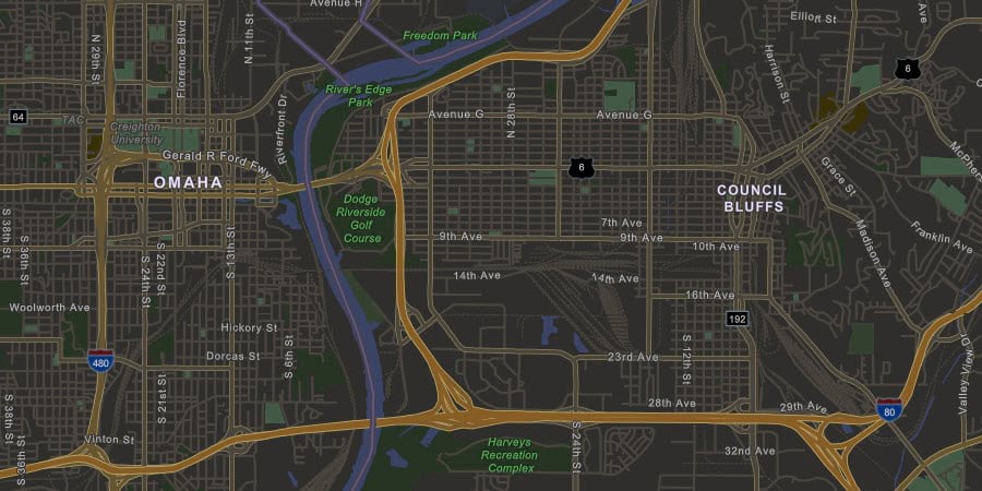 Navigation Dark Mode Esri Vector Basemaps