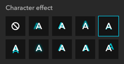 Character effect Character effect