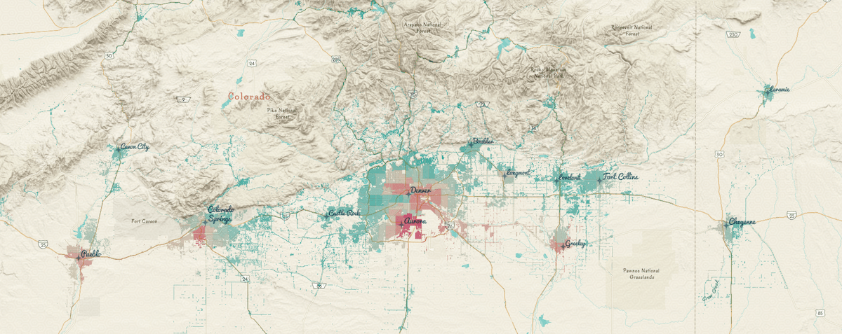 Figure 12: Diversity Index on the Front Range, Colorado. Image by Undral Batsukh. Figure 12: Diversity Index on the Front Range, Colorado. Image by Undral Batsukh.
