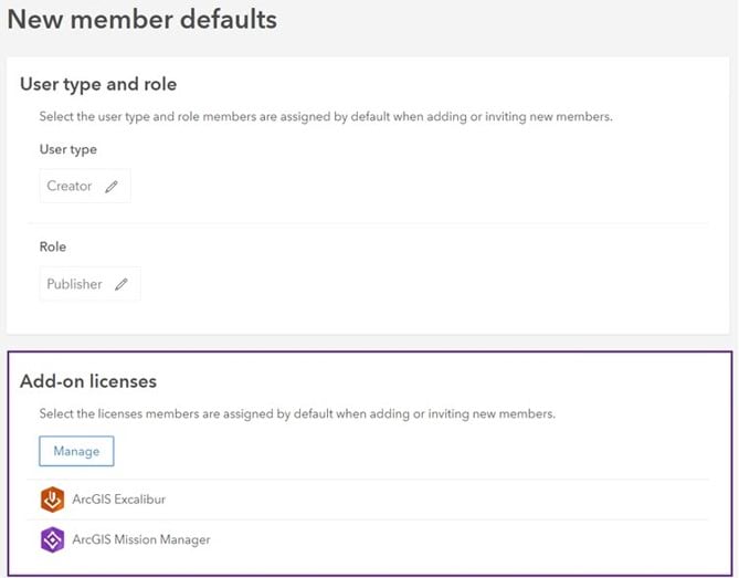 New member defaults page New member defaults page