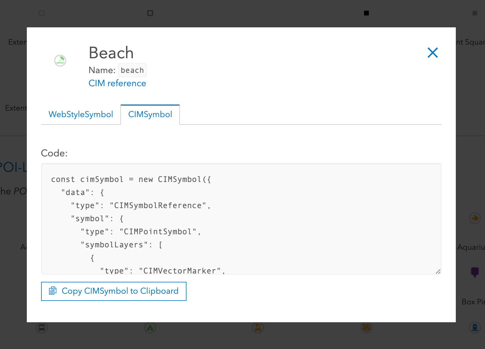 WebStyleSymbol to CIM