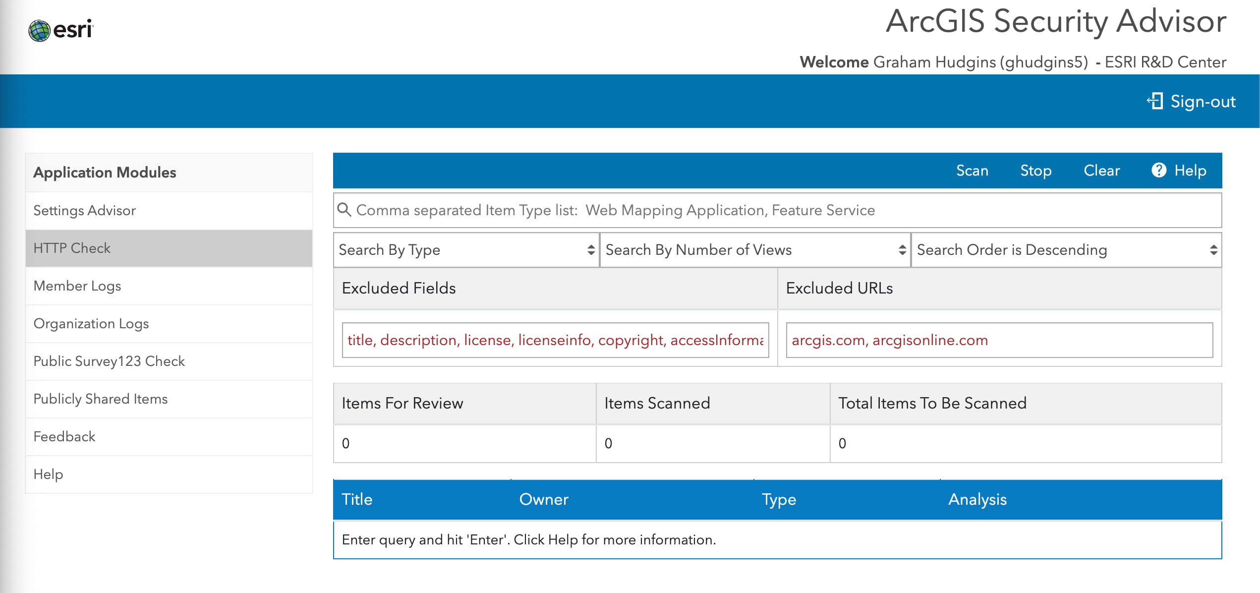 ArcGIS Online HTTP Check