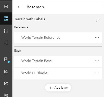 Basemap configuration