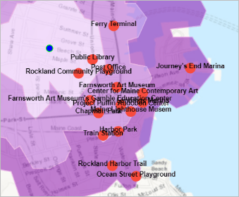 Crowded labels over the point features of the map Crowded labels over the point features of the map