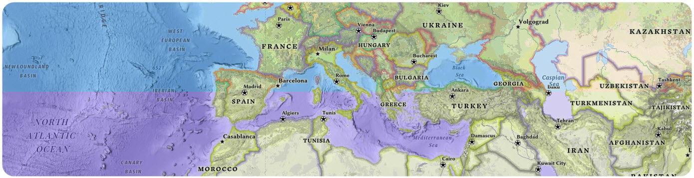 National Geographic Style Map National Geographic Style Map