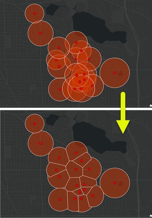 Remove Overlap on Rings