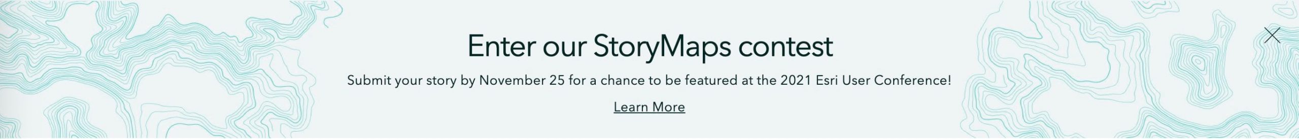 Storytelling contest banner