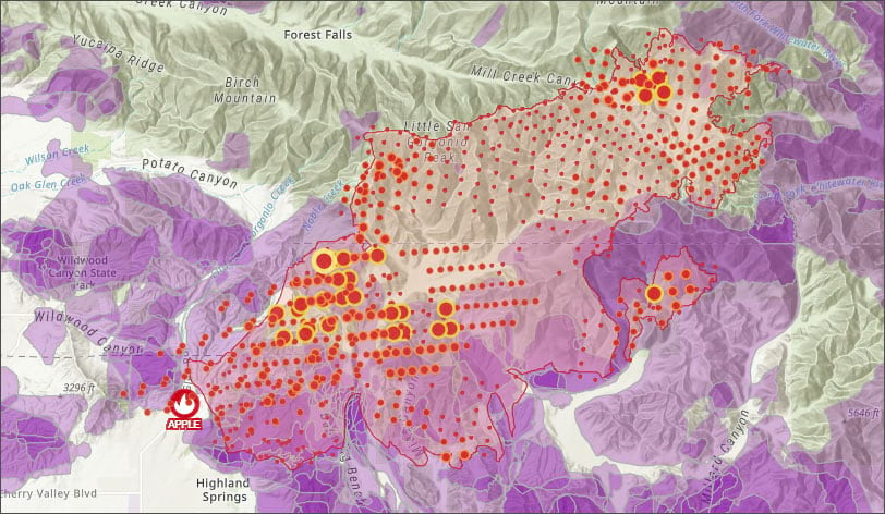 Esri Fire Map