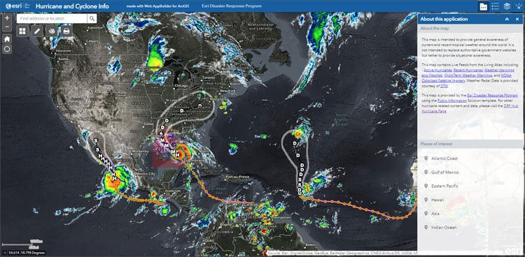 Hurricane and Cyclone Info app