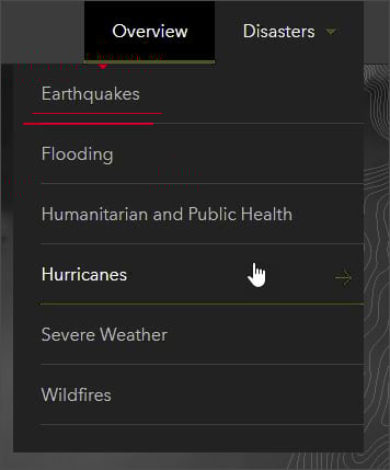Disasters tab - Hurricanes Disasters tab - Hurricanes