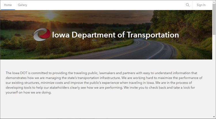 Iowa DOT home