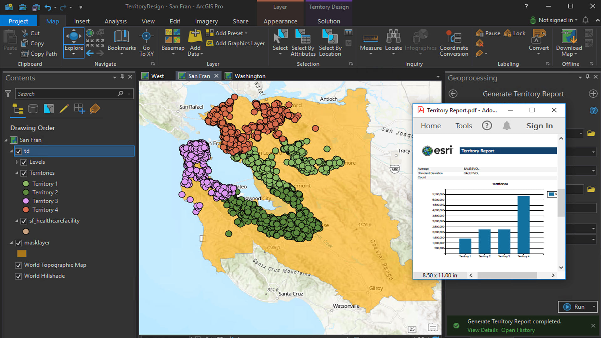 Territory Design toolset