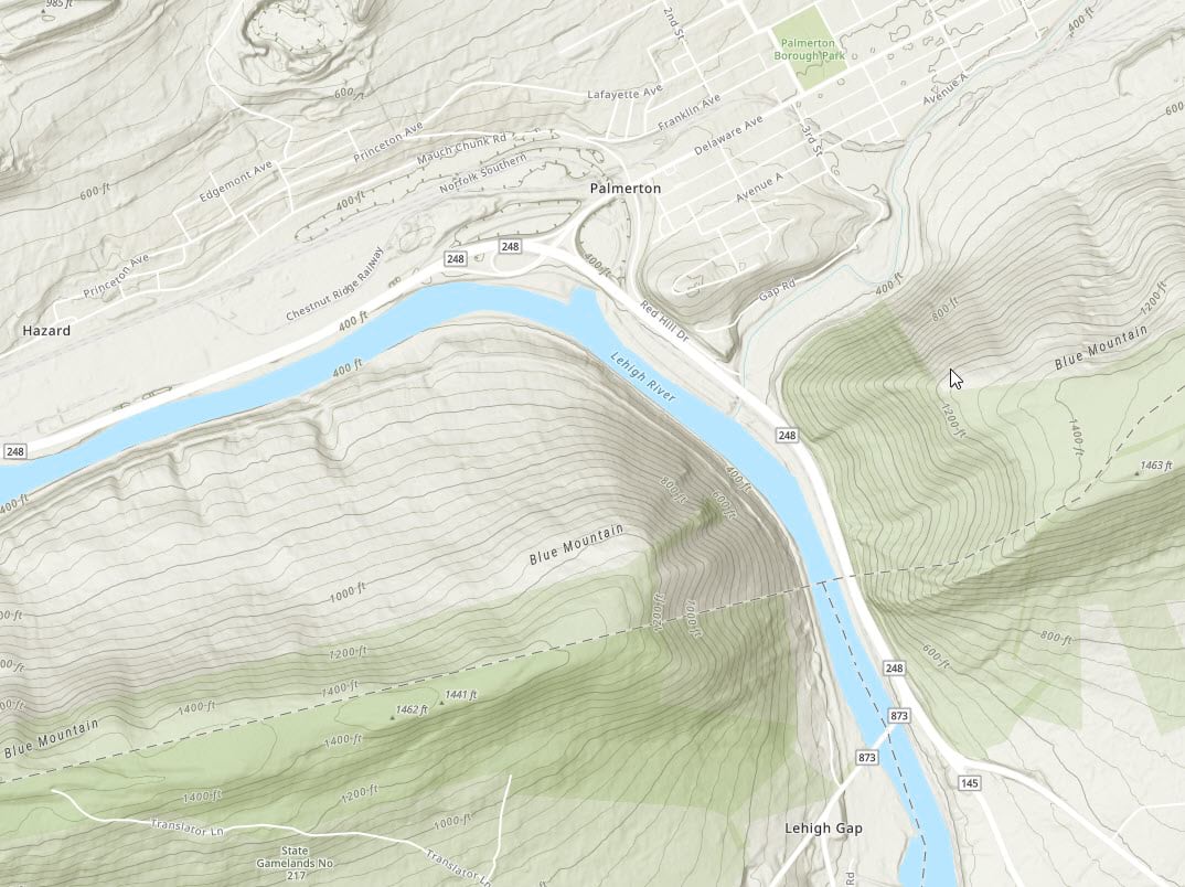 Topographic (with Contours) Topographic (with Contours)